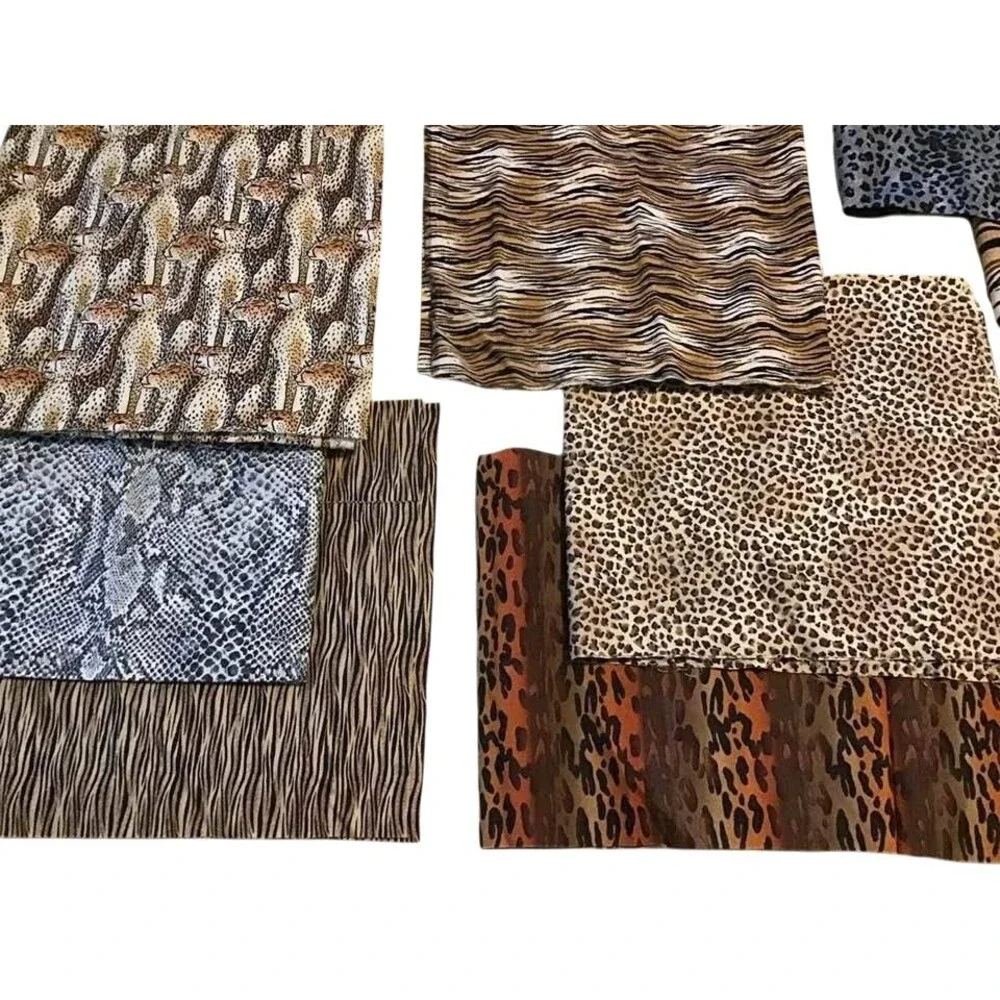 Wild African Animals Skin Print Quilt Fabric Debbie Mumm Timeless Lot Tiger Cats